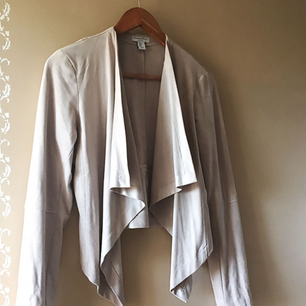 Katherine Barclay - Faux-Suede Jacket, Size Small